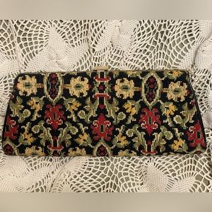 Vintage Lady’s Tapestry Clutch